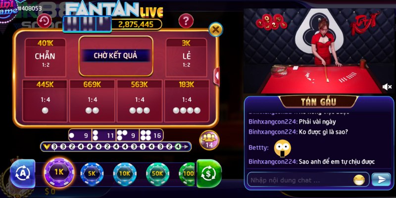 Fantan là tựa game cá cược xuất phát từ Trung Quốc